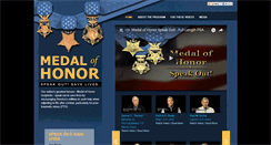 Desktop Screenshot of medalofhonorspeakout.org